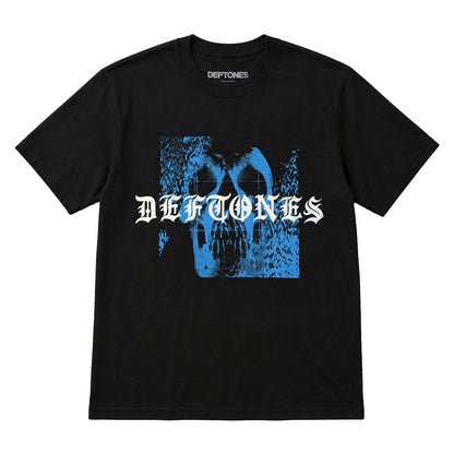 DEFTONES - STATIC SKULL - T-Shirt Black (Back Print)