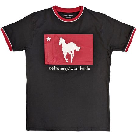 DEFTONES STAR & PONY Ringer T Shirt