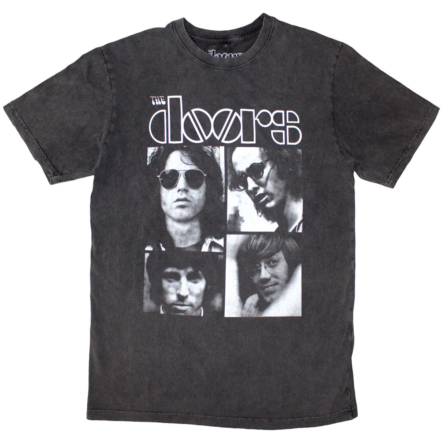 DOORS, THE - SQUARES - Stone Wash T-Shirt Grey