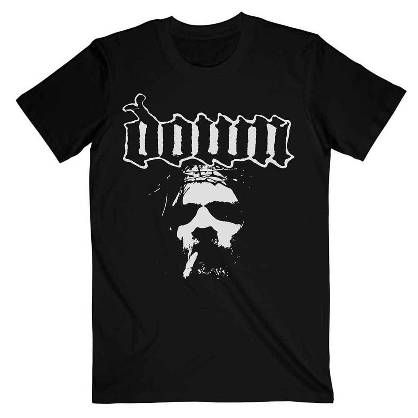 DOWN - FACE - Maglietta nera