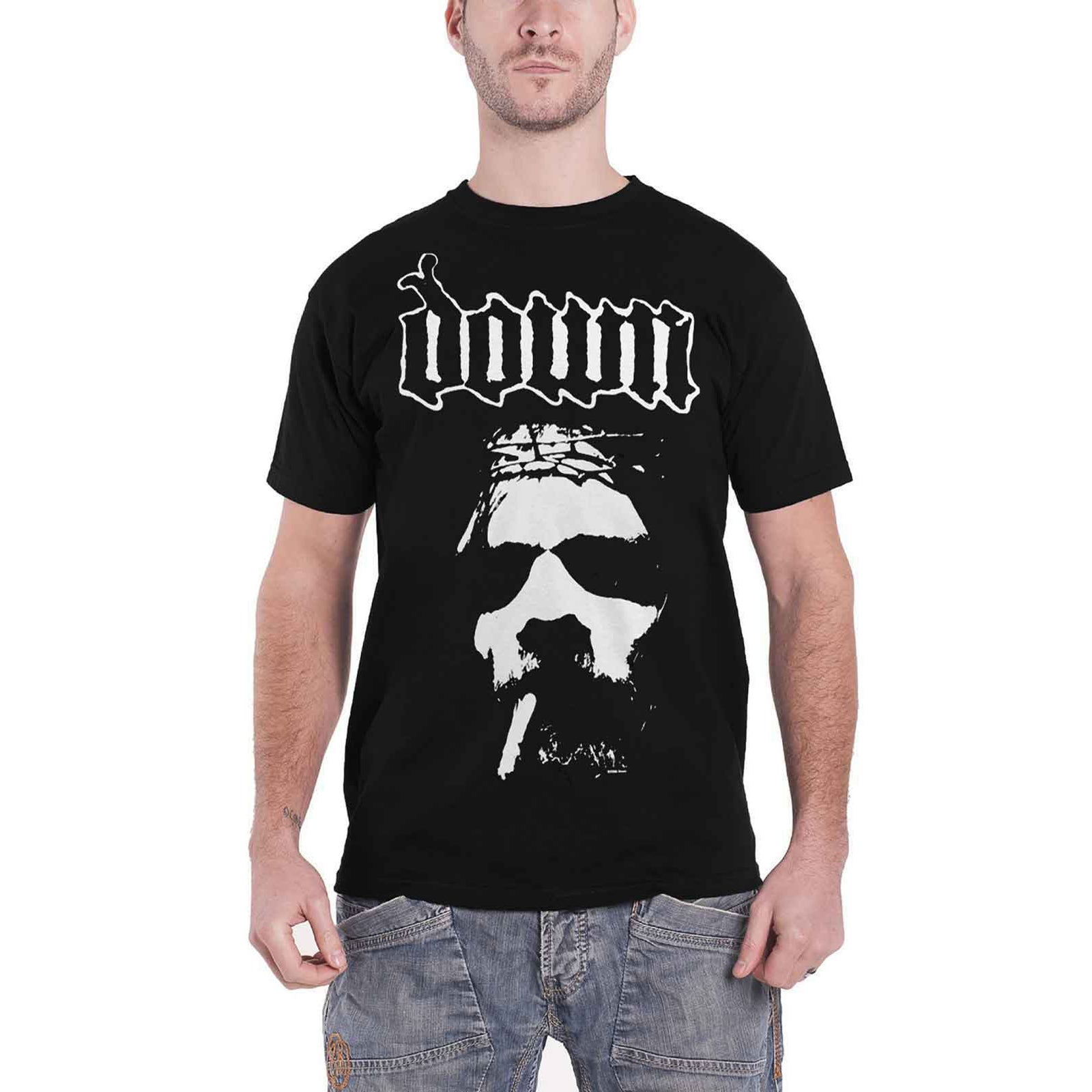 DOWN - FACE - Maglietta nera