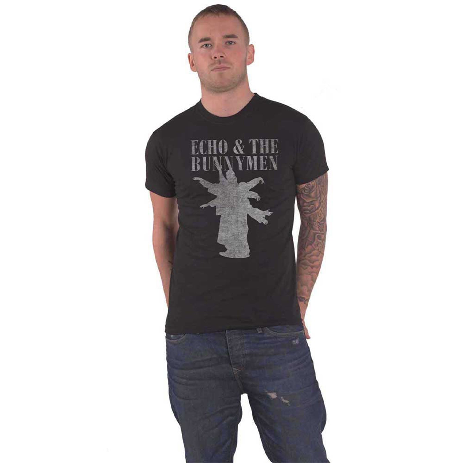 ECHO & THE BUNNYMEN - SILHOUETTES - T-Shirt Black