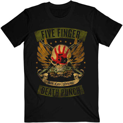 FIVE FINGER DEATH PUNCH - LOCKED & LOADED - T-Shirt Black