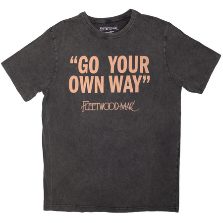 FLEETWOOD MAC GO YOUR OWN WAY Stone Wash T Shirt