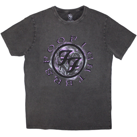 FOO FIGHTERS WHEEL LOGO SHADOW Stone Wash T Shirt