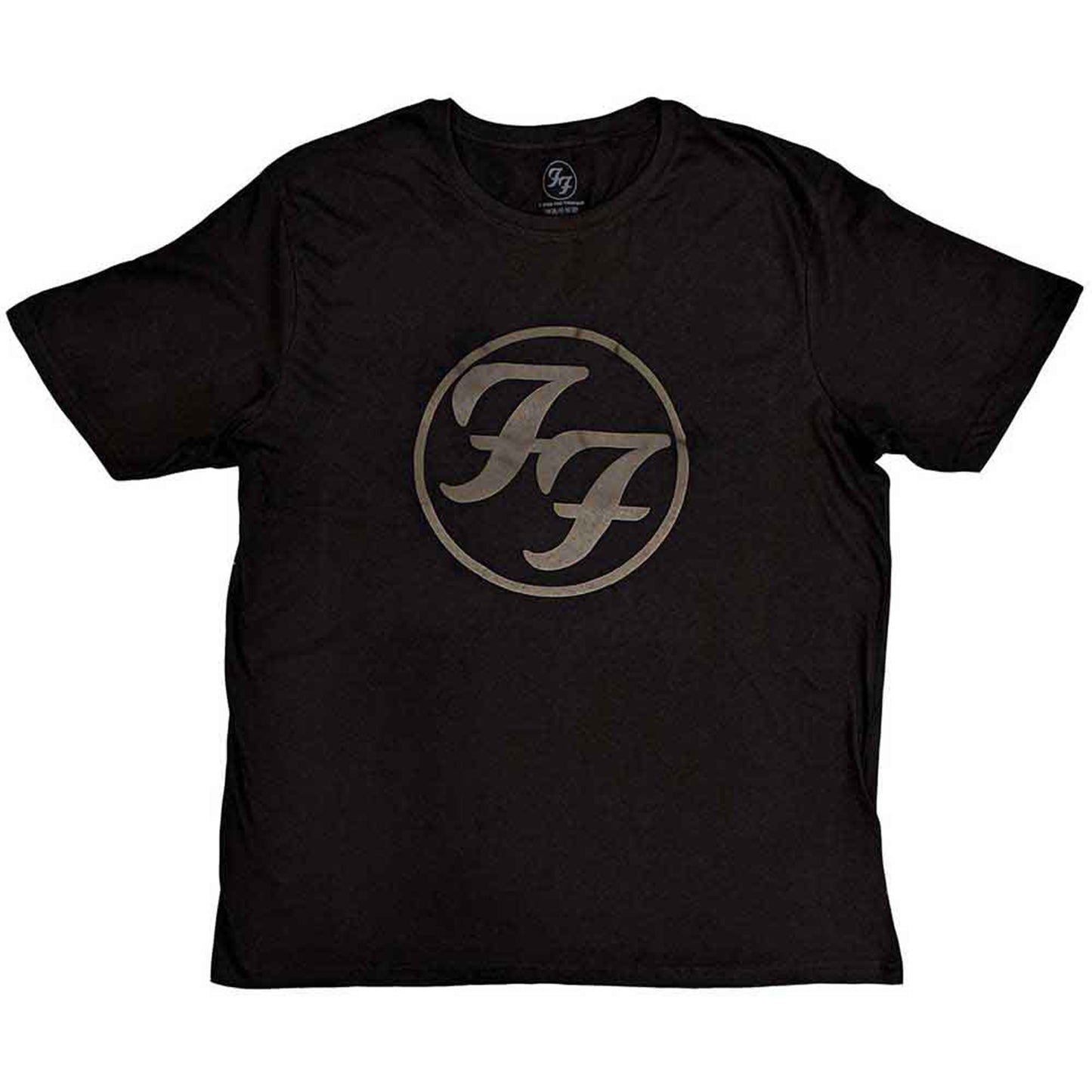 FOO FIGHTERS - FF LOGO - T-Shirt Black (Hi-Build)