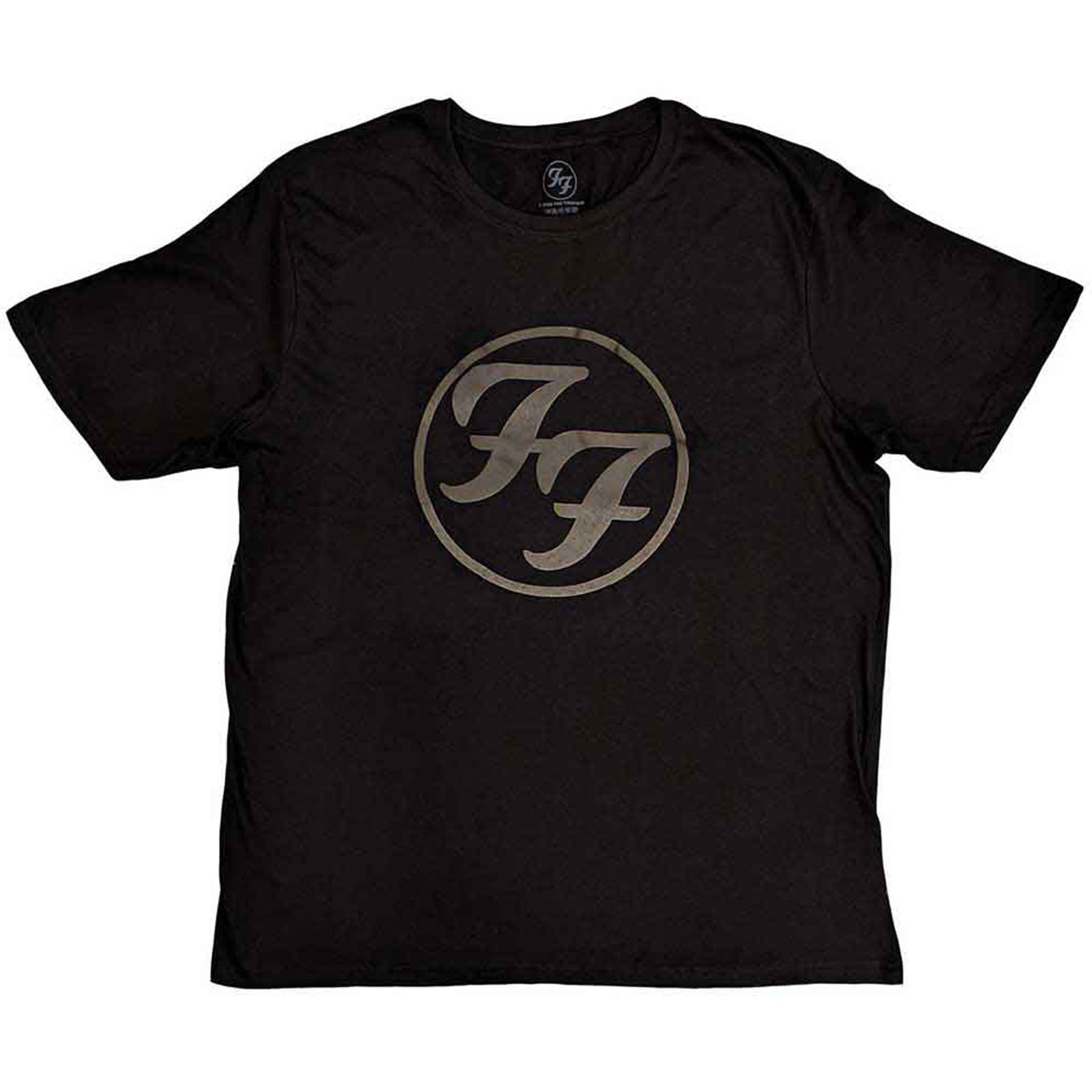 FOO FIGHTERS - FF LOGO - T-Shirt Black (Hi-Build)