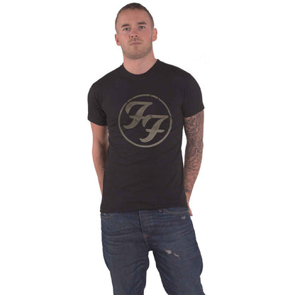 FOO FIGHTERS - FF LOGO - T-Shirt Black (Hi-Build)