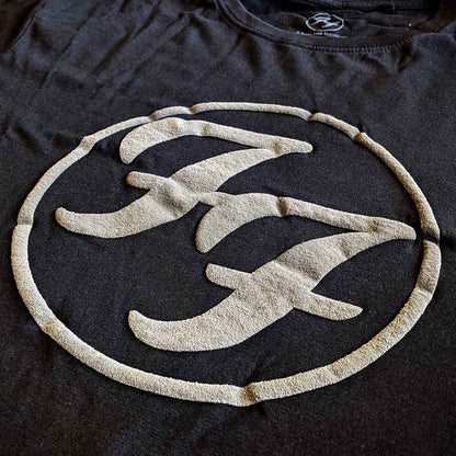 FOO FIGHTERS - FF LOGO - T-Shirt Black (Hi-Build)