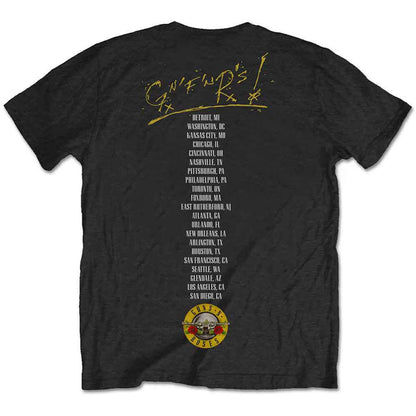 GUNS N ROSES - NOT IN THIS LIFETIME TOUR - T-Shirt Black (Back Print)