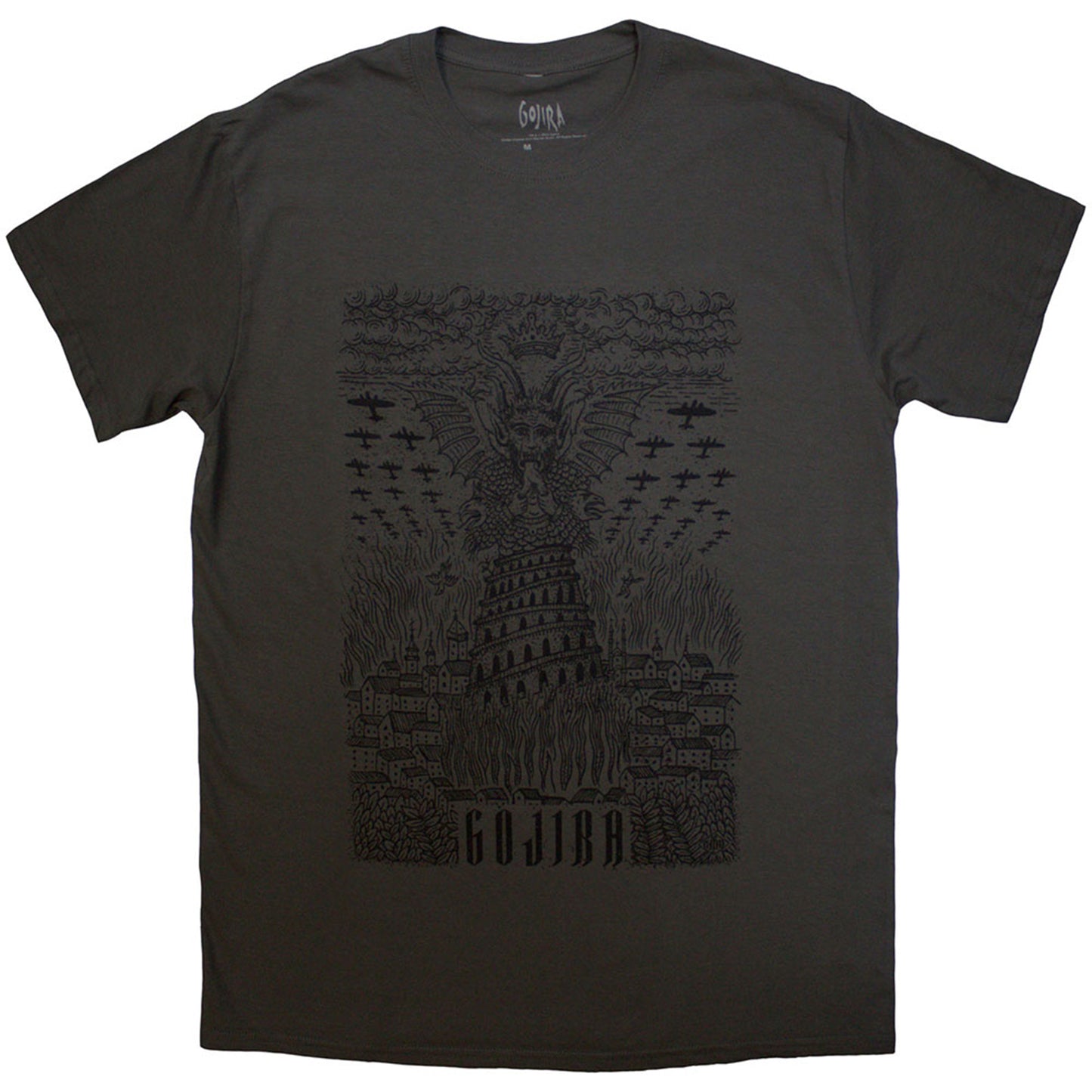 GOJIRA - DEMON VILLAGE - T-Shirt Grey