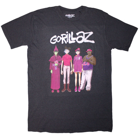 GORILLAZ CRACKER ISLAND STANDING GROUP T Shirt