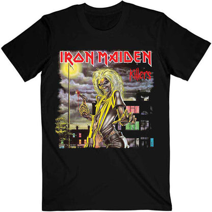 IRON MAIDEN - KILLERS COVER - T-Shirt Black