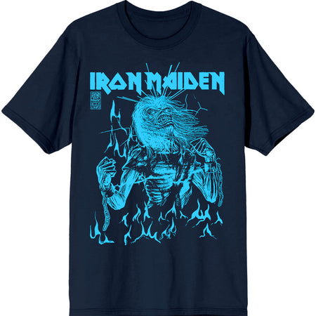 IRON MAIDEN 50 LIFE AFTER DEATH FLAMES T Shirt