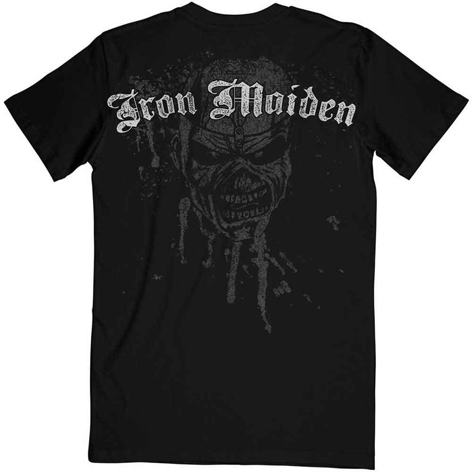 IRON MAIDEN - SKETCHED TROOPER - T-Shirt Black (Back Print)
