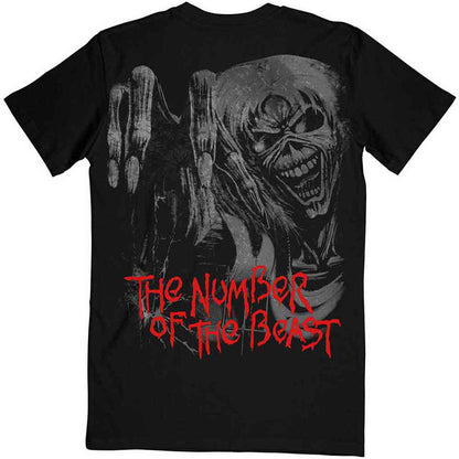 IRON MAIDEN - NUMBER OF THE BEAST JUMBO - T-Shirt Black (Back Print)