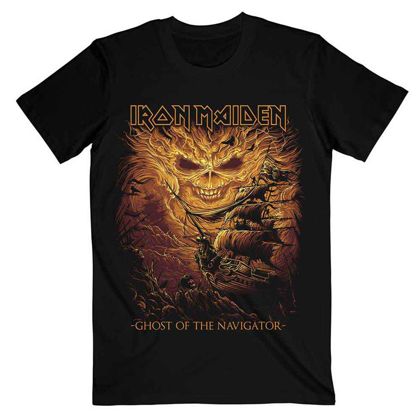IRON MAIDEN - GHOST OF THE NAVIGATOR - T-Shirt Black