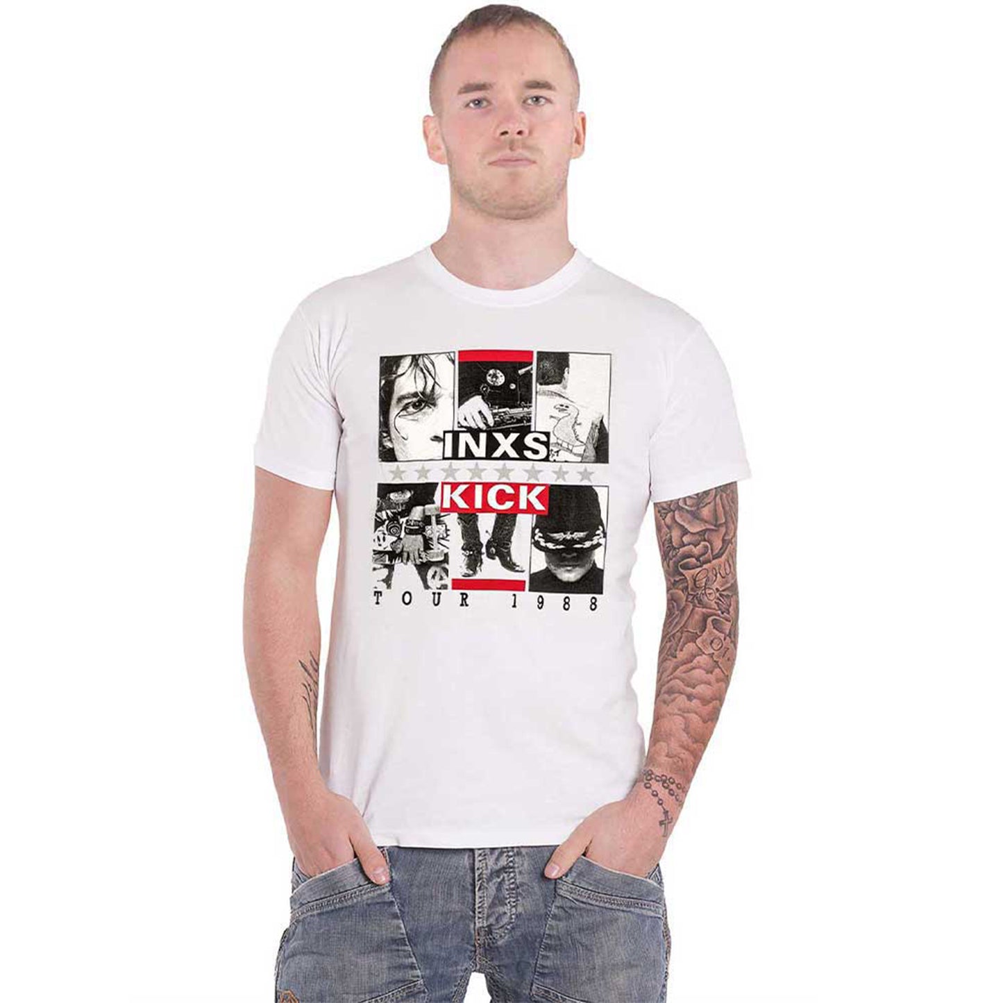 INXS - KICK TOUR - T-Shirt White