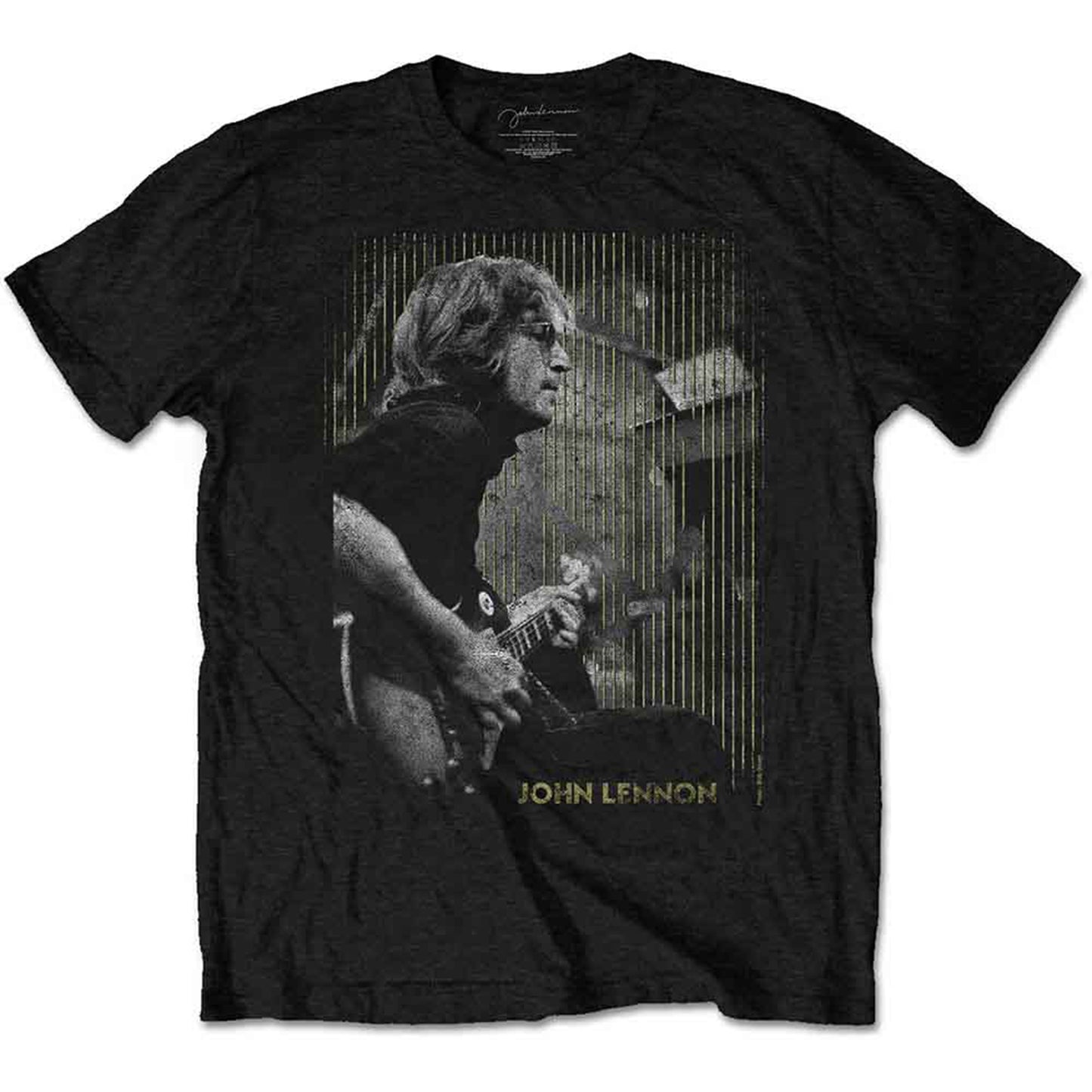 JOHN LENNON - GIBSON - T-Shirt Black