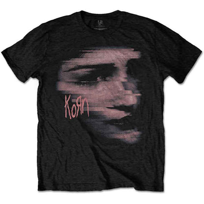 KORN - CHOPPED FACE - T-Shirt Black