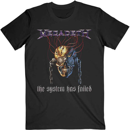 MEGADETH - SYSTEMS FAIL - T-Shirt Black