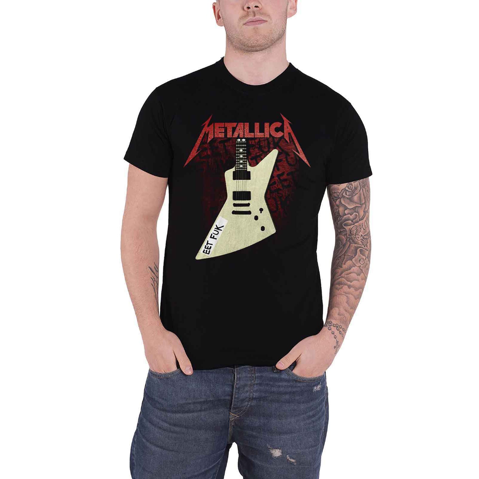 METALLICA - EET FUK - T-Shirt Black (Back Print)