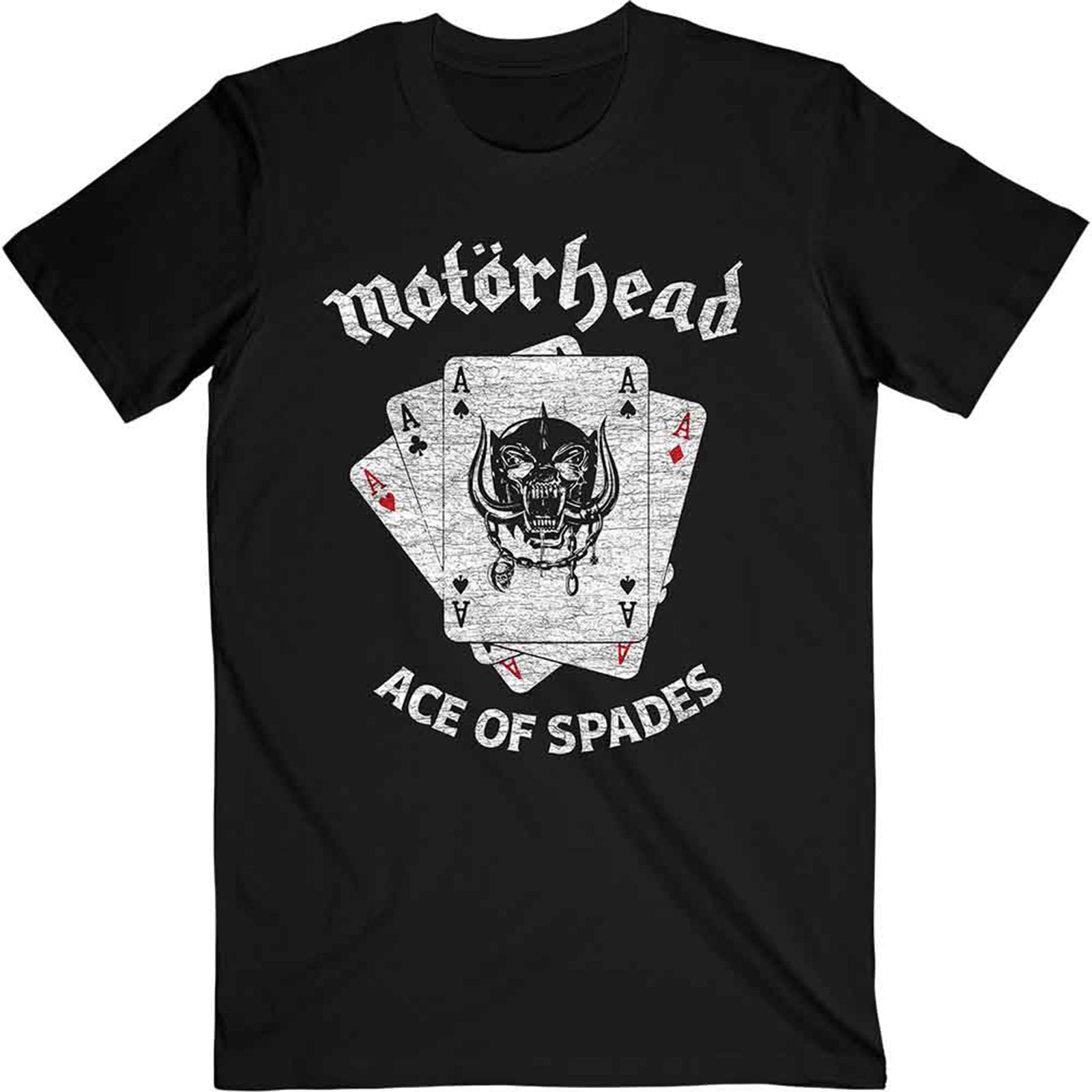 MOTORHEAD - FLAT WAR PIG ACES - T-Shirt Black