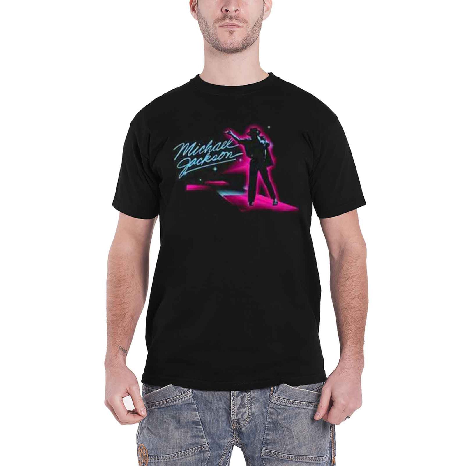 MICHAEL JACKSON - NEON - T-Shirt Black