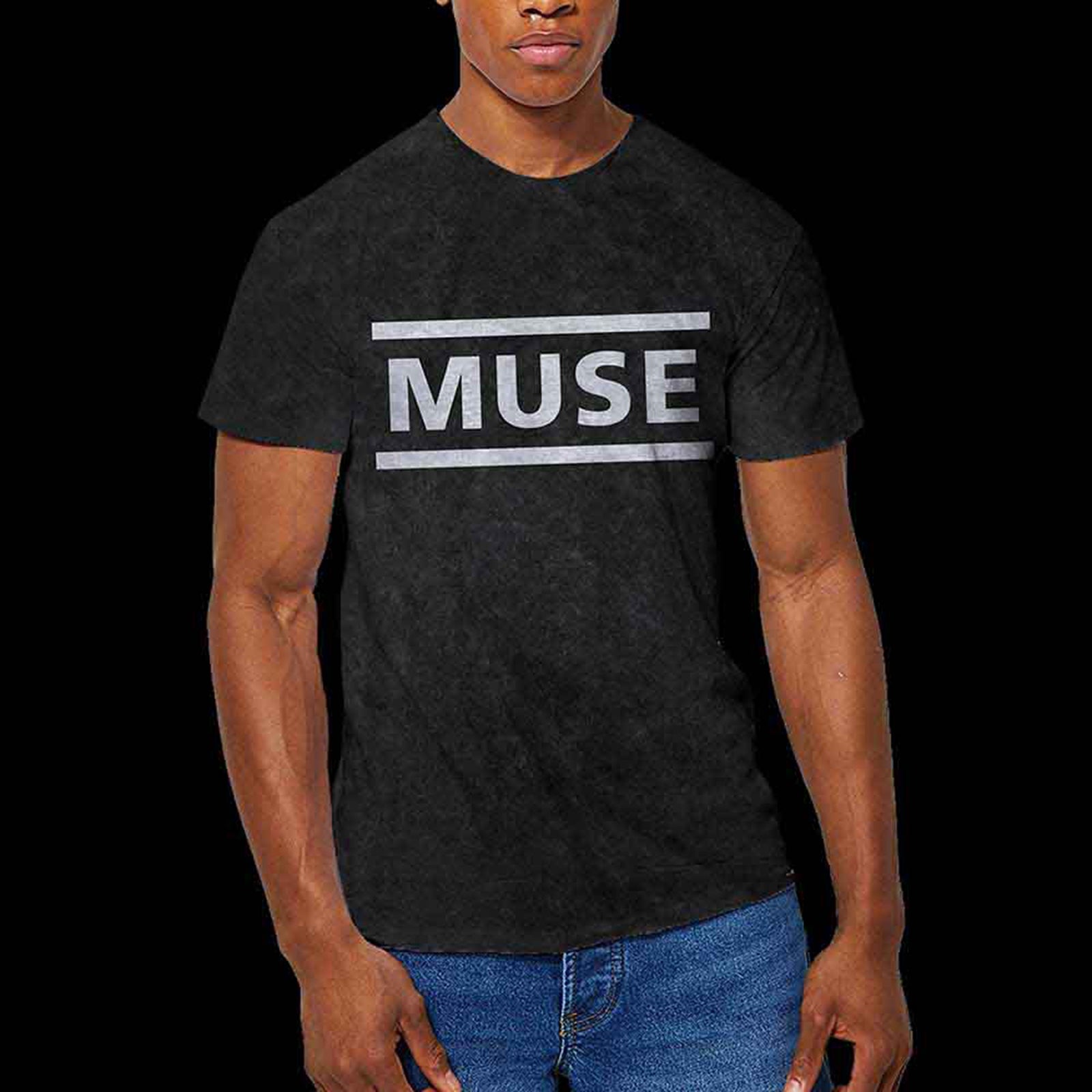 MUSE - LOGO - T-Shirt Black (Wash Collection)