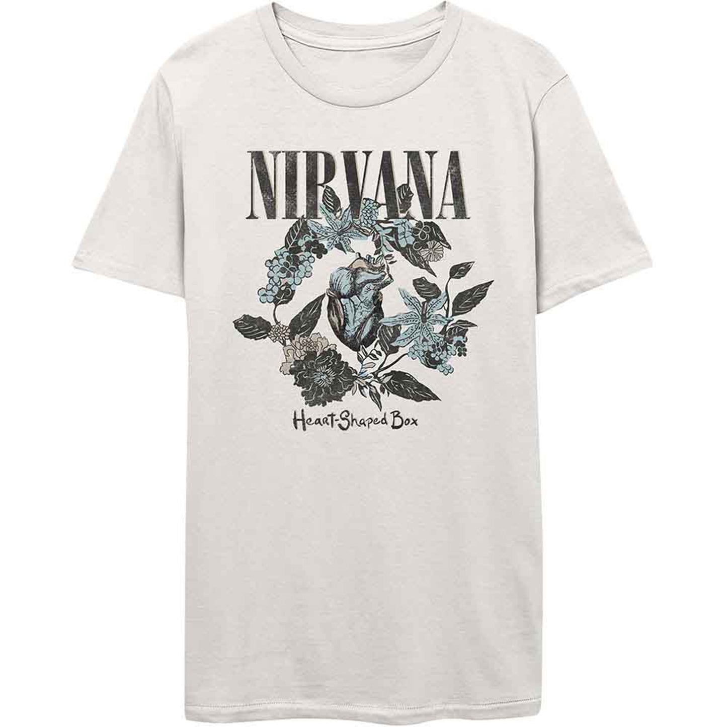 NIRVANA - HEART SHAPE BOX - T-Shirt White