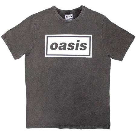 OASIS DECCA LOGO Stone Wash T Shirt
