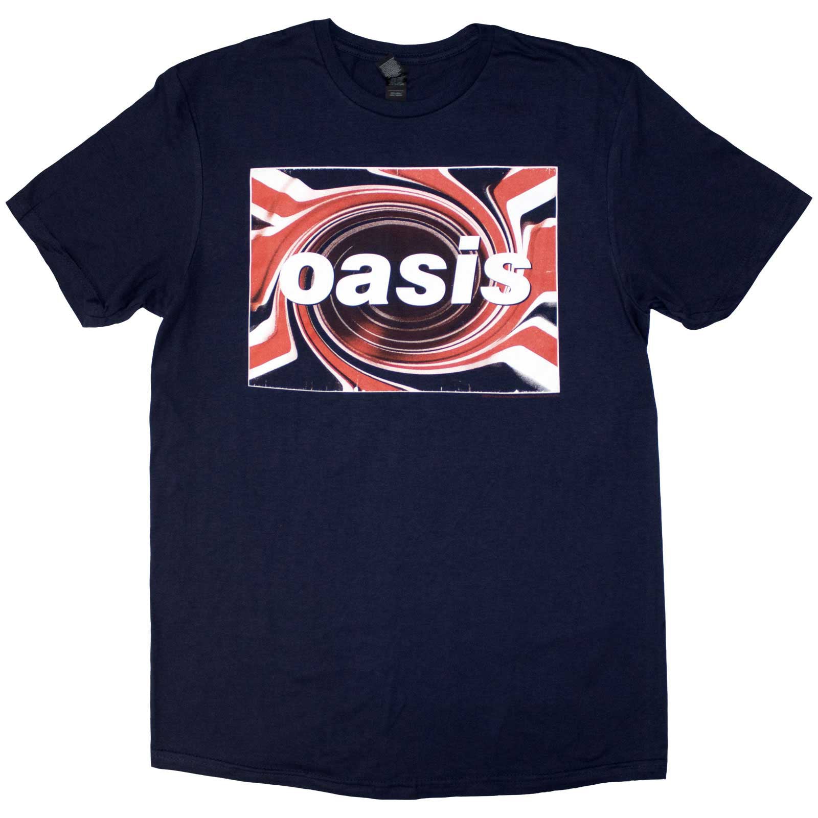 OASIS - UNION JACK - T-Shirt Blue