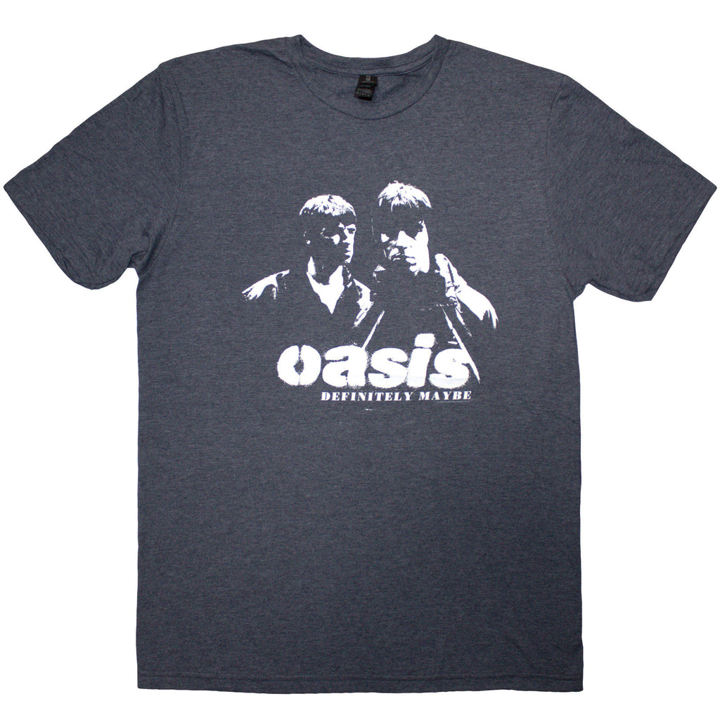OASIS DEFINITELY MAYBE PHOTO STENCIL T Shirt