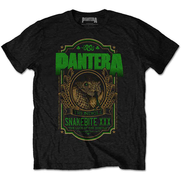 PANTERA - SNAKEBITE XXX LABEL - T-Shirt Black
