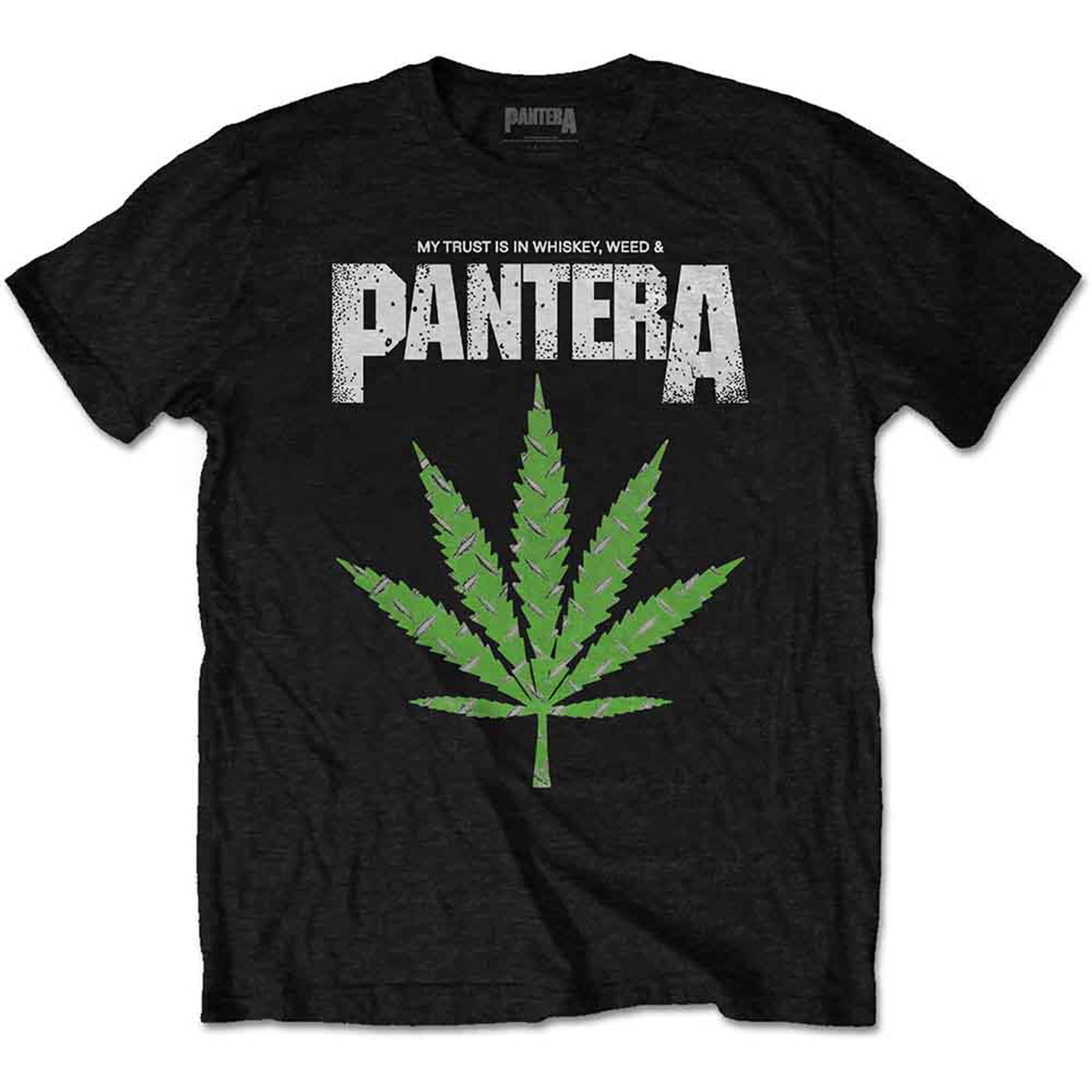 PANTERA - WHISKEY 'N WEED - T-Shirt Black