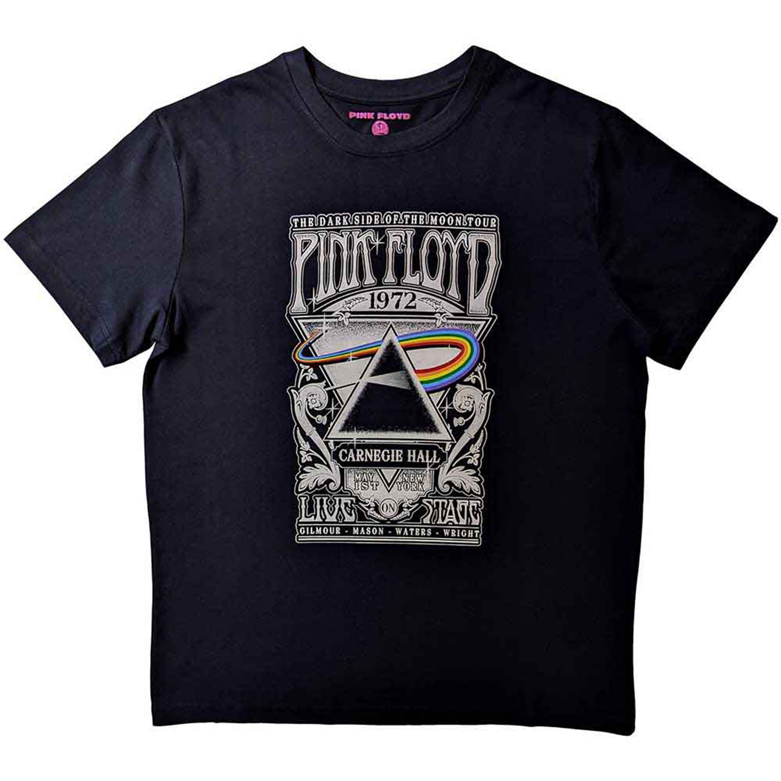 PINK FLOYD - CARNEGIE HALL POSTER - T-Shirt Black
