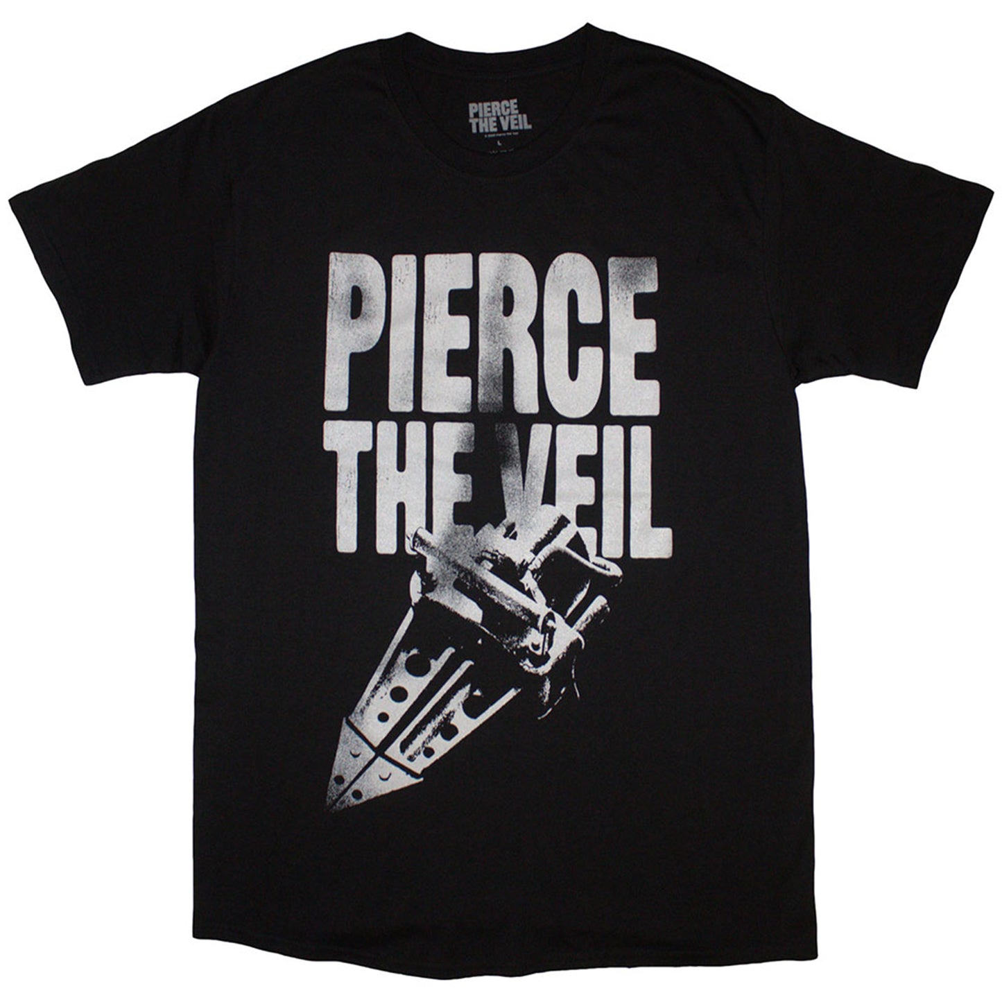 PIERCE THE VEIL - LARGE TEXT - T-Shirt Black