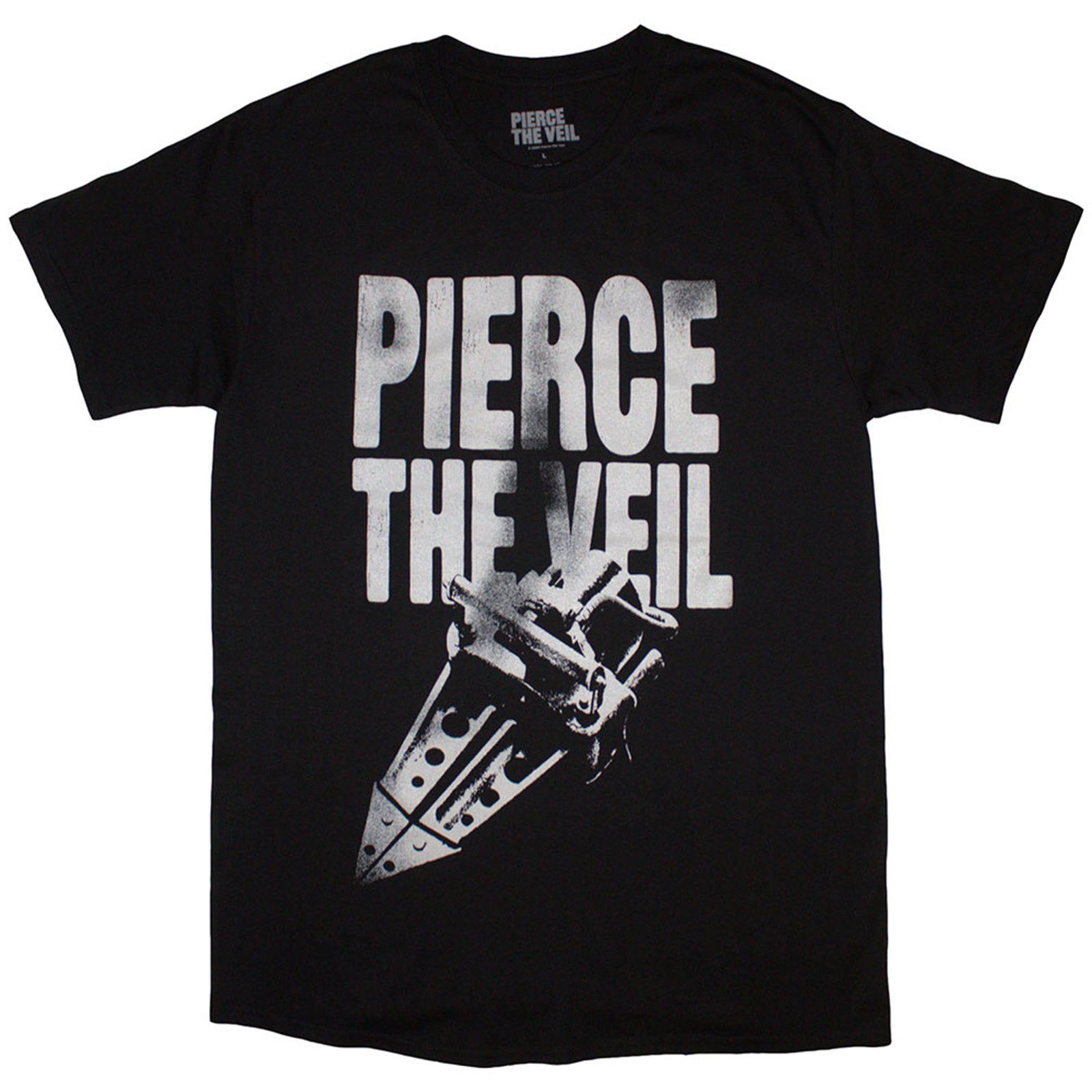 PIERCE THE VEIL - LARGE TEXT - T-Shirt Black