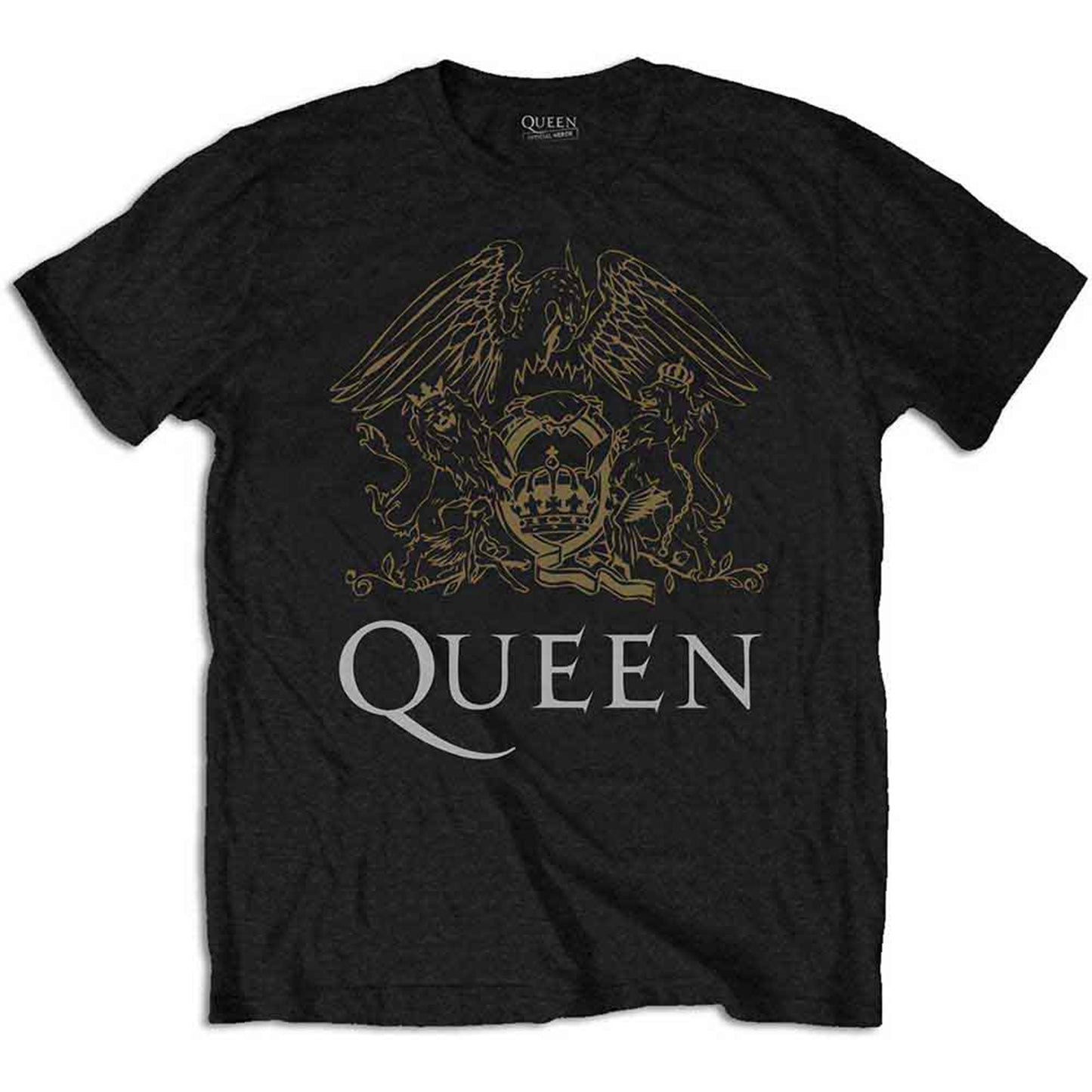 QUEEN - CREST - T-Shirt Black