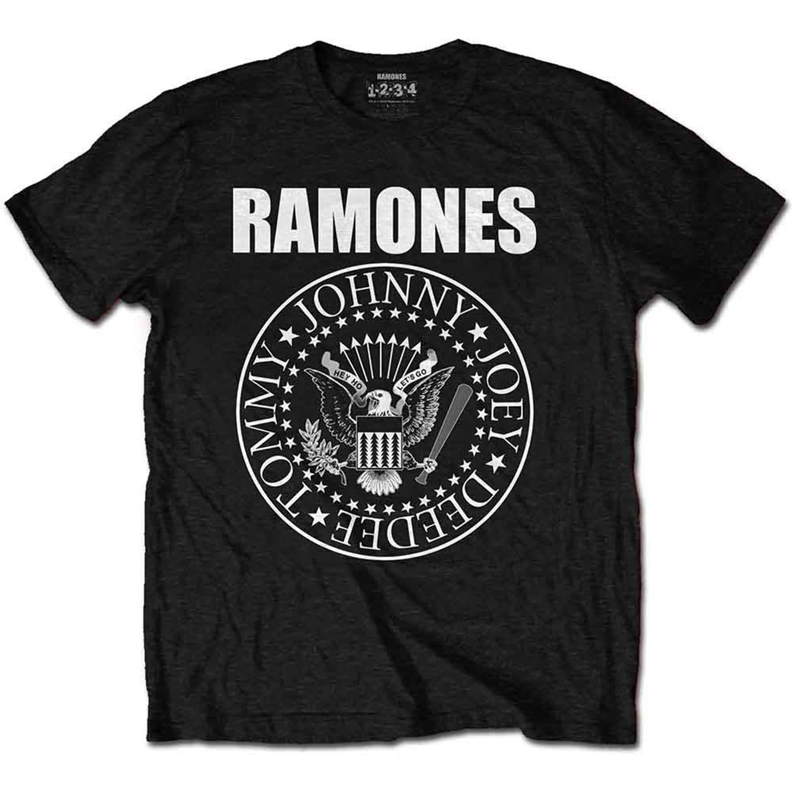 RAMONES - PRESIDENTIAL SEAL - T-Shirt Black
