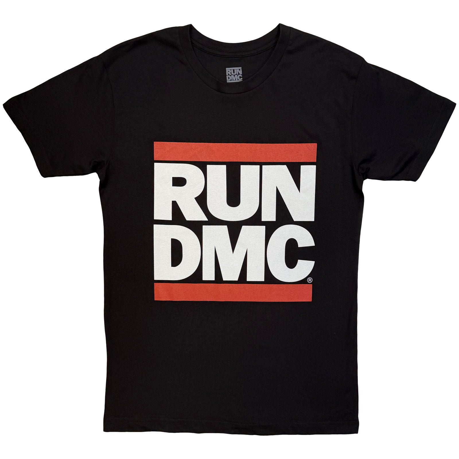RUN DMC - LOGO - T-Shirt Black