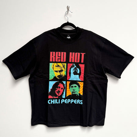 RED HOT CHILI PEPPERS PORTRAIT PHOTOS Oversized Boxy T Shirt