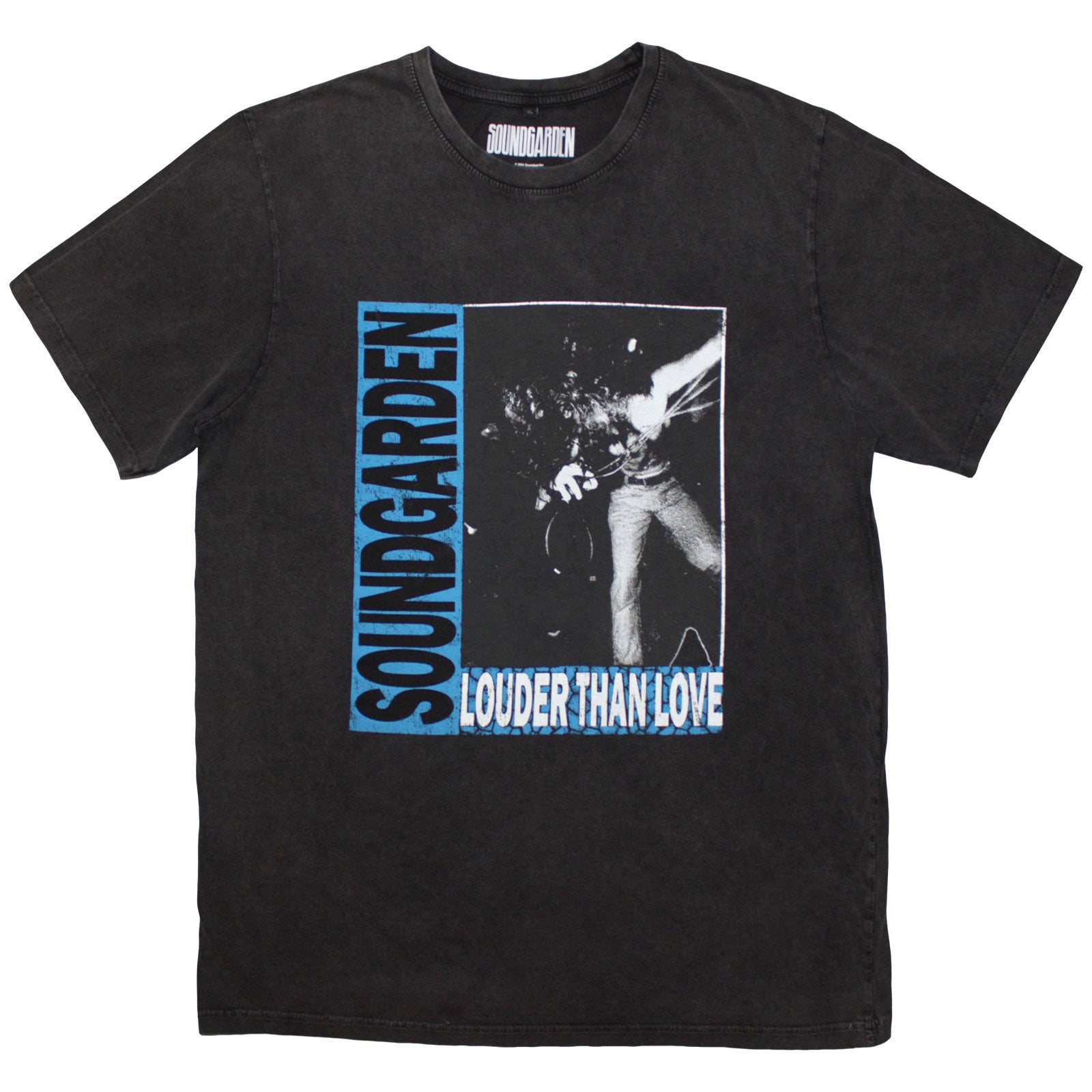 SOUNDGARDEN - LOUDER THAN LOVE - Stone Wash T-Shirt Grey
