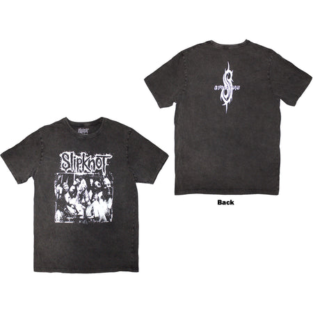 SLIPKNOT ALBUM SPLATTER Stone Wash T Shirt