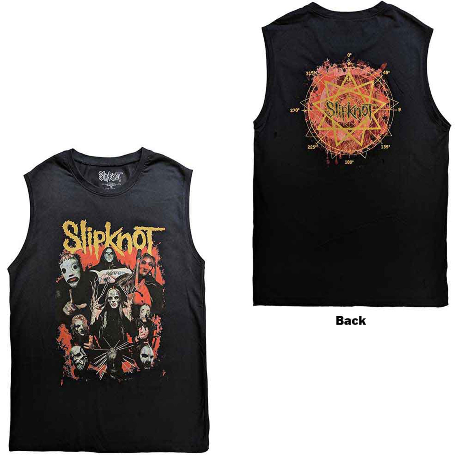 SLIPKNOT - COME PLAY DYING - Tank T-Shirt Black (Back Print)