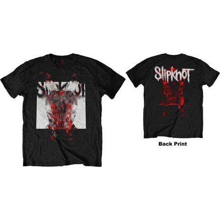 SLIPKNOT DEVIL SINGLE LOGO BLUR T Shirt