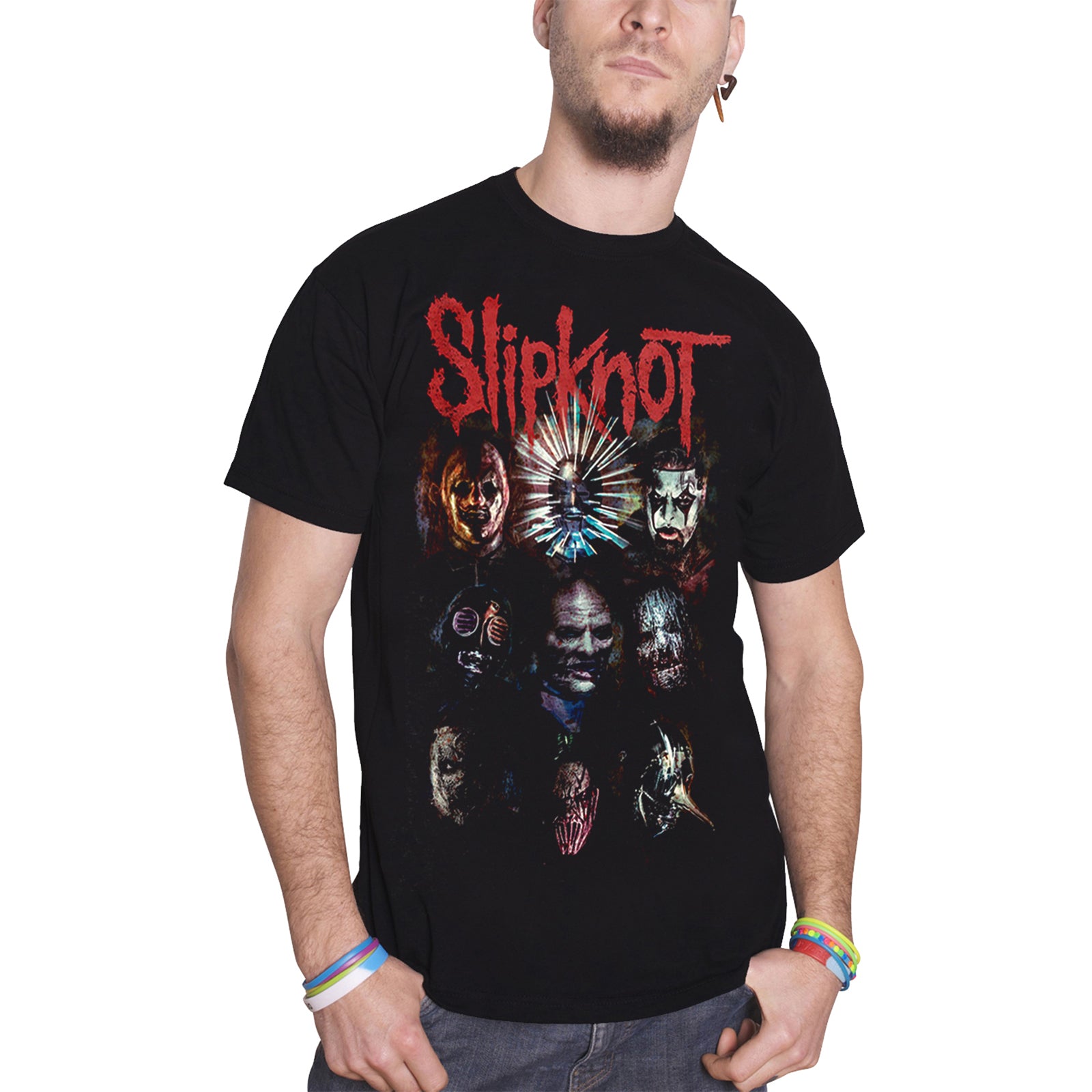 SLIPKNOT - PREPARE FOR HELL 2014-2015 TOUR - T-Shirt Black (Back Print