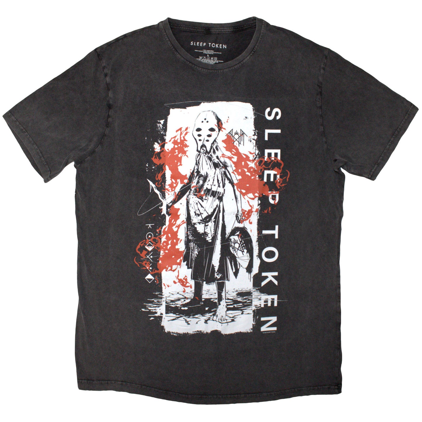 SLEEP TOKEN - EUCLID - Stone Wash T-Shirt Grey