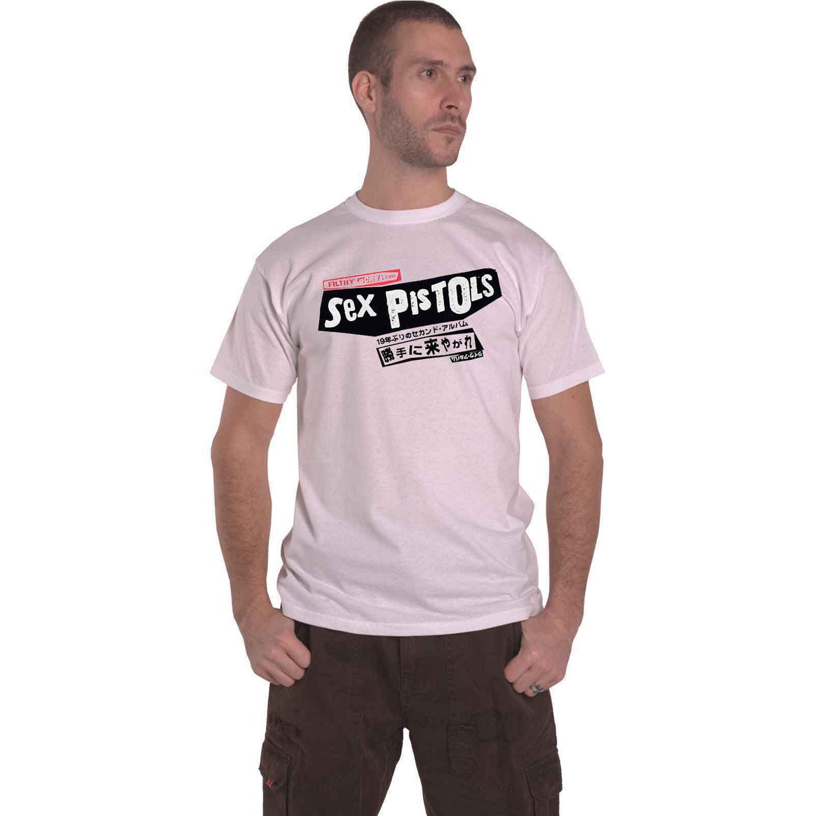 SEX PISTOLS, THE - FILTHY LUCRE JAPAN - T-Shirt White (Back Print)