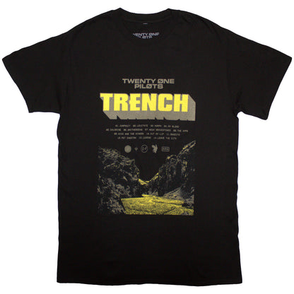 TWENTY ONE PILOTS - TRENCH CLIFF - T-Shirt Black